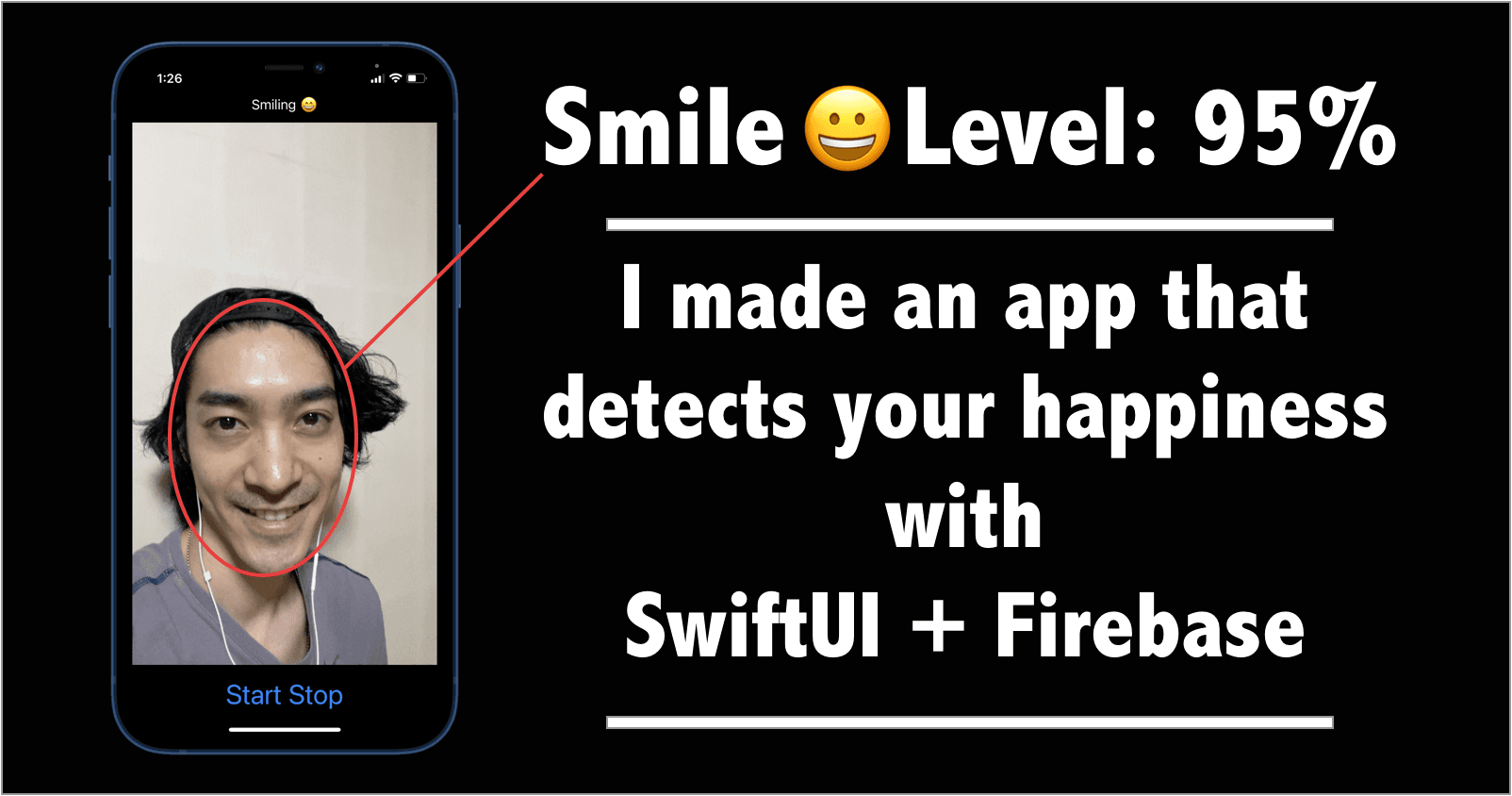 I made an app that detects your happiness using Machine Learning.