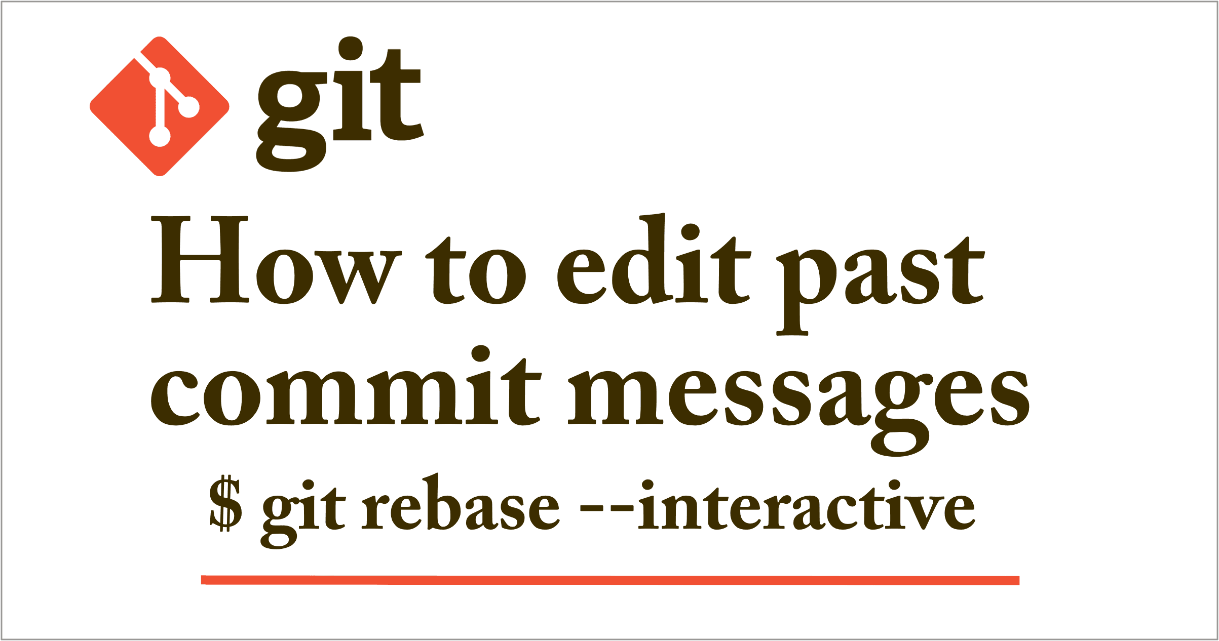 How to edit past commit messages, not only previous one.